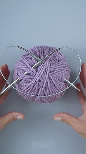 How to knit a warm snood-scarf quickly! | Miarti - Crochet and Knitting