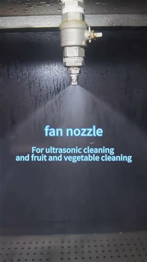 flat fan spray, uniform coverage, powerful cleaning.Perfect for industrial washing, cooling