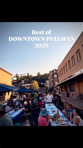 That’s a wrap! 🎬✨ Here are a few of our favorite Downtown Pullman moments from 2025! A huge THANK YOU to our downtown businesses, volunteers, partners, community members, and everyone who visits, shops, and supports downtown. You’re what makes this place so special💙 | Downtown Pullman