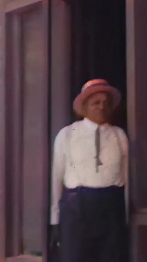 Restored Footage of Boley, Oklahoma Residents Leaving First National Bank | 1920s