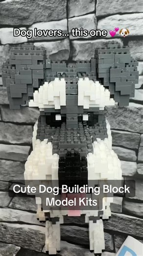 These tiny dog building kits are actually adorable — fun to build, super detailed and such a cute display for shelves or desks. #MiniBuildingBlocks #DogLovers #CuteCollectibles #BuildingKits #TikTokMadeMeBuyIt price correct at time of posting subject to change