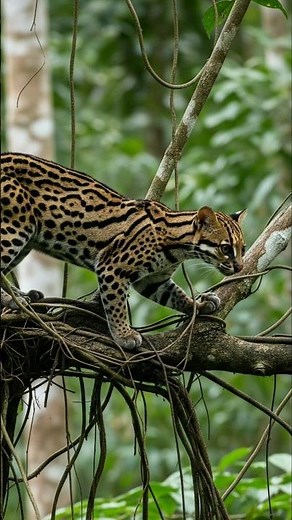 Margay | The Tree-Climbing Cat You've Never Seen! #animalshorts