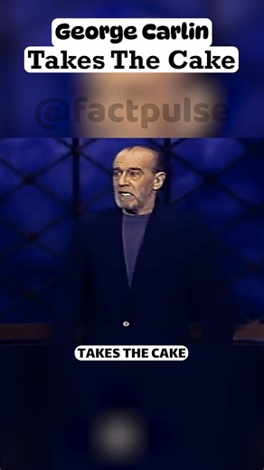 George Carlin: Takes The Cake #factpulse_main #FactPulse #GeorgeCarlin #TakesTheCake #ComedyShorts #StandupComedy #GeorgeCarlinClip #ComedyClip #FunnyVideo #ClassicComedy #LegendaryComedian #ComicRelief #ComedyRoutine #EverydayExpressions #ViralComedy #ComedyContent #YouTubeShorts George Carlin breaks down the absurdity of everyday expressions in this hilarious classic routine, dissecting why we "take the cake" and questioning the logic behind familiar phrases. A legendary comedic take on the la
