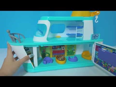 [🤖toy asmr🤖] Peppa’s Cruise Ship 🛳️ ASMR Unboxing No Talking | Toys Review