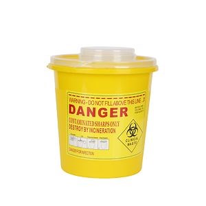 [Hot Item] 1.5L 3L Yellow Red Biohazard Waste Container Collection Professional Medical Grade