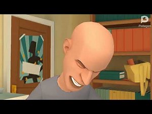 Caillou throws classic caillou out the window