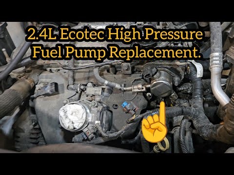 Chevy Equinox 2.4L Ecotec High Pressure Fuel Pump Failed! How to replace it!