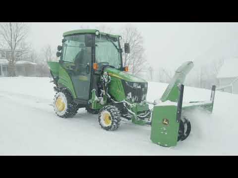 L'équipement hivernal John Deere dont vous avez besoin