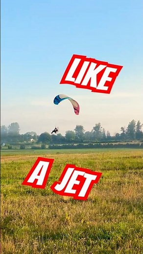 The paramotor pilot launch without wind. PPG start: master of takeoff!