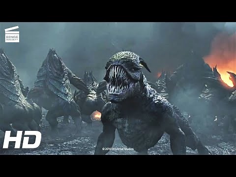 The Great Wall (2016) - The First Battle Against a Monster Horde