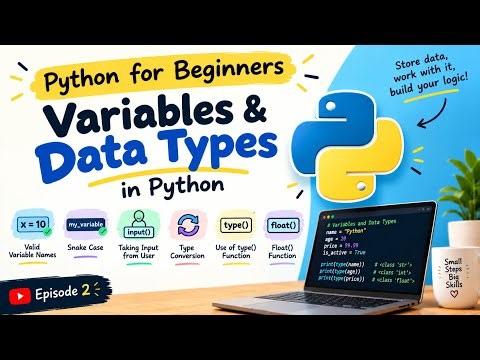 Python Variables & Data Types Explained 🐍 | Python Tutorial for Beginners