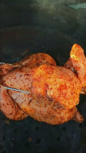 Rotisserie Chicken on the Big Green Egg XL