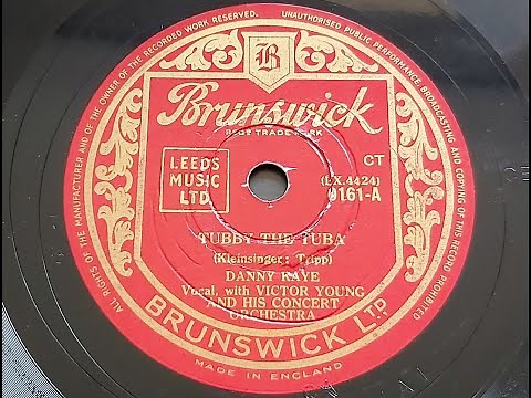 Danny Kaye 'Tubby The Tuba' 1947 78 rpm