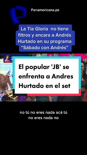 La Tía Gloria Encara a Andrés Hurtado en un Intenso Momento en TV