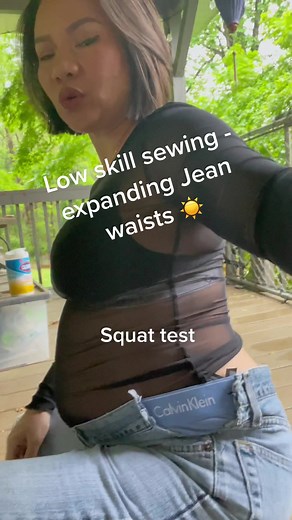 Easy DIY: How to Expand Jeans Waist at Home