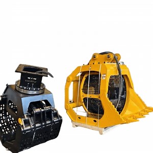 [Hot Item] Versatile Mini Excavator Rotary Screening Bucket for Efficient Soil Sorting