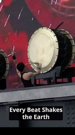 The Giant Taiko Awakens | Expo 2025 Osaka 🥁🇯🇵 #expo2025 #festival
