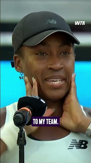 A lot of love for Coco Gauff from the home crowd 💚 #MiamiOpen