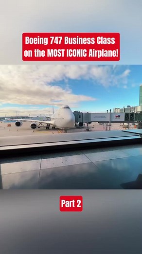 Boeing 747 Business Class on the MOST ICONIC Airplane! | Part 2 #JebBrooks #boeing747 #businessclassexperience #iconicairplane #aviationlovers #flightreview