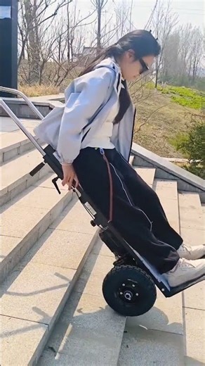 Electric Stair Climbing Gadget 😱 | Go Upstairs & Downstairs Effortlessly! #Shorts