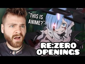 First Time Reacting to "Re:ZERO Openings (1-3)" | Non Anime Fan!