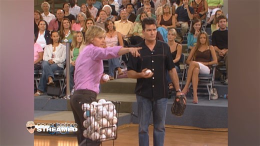 Charlie Sheen opens up about turning 40, parenting, and kicking the smoking habit. #Season3Rewatch | Ellen DeGeneres