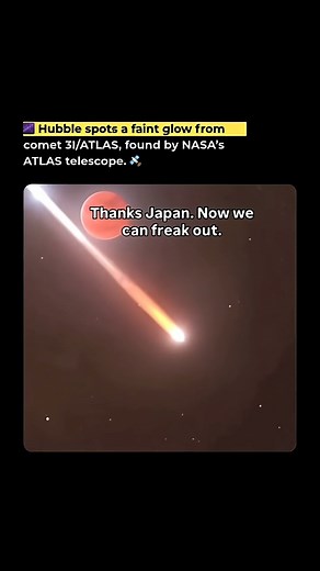 186K views · 1K reactions | Hubble Spots Mysterious Glow Ahead of...