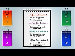 Business slide, Annual report, Task list, Notepad animated design in PowerPoint