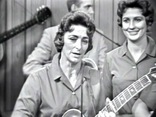 Remembering Maybelle Carter, born on this day in 1909 in Nickelsville, Virginia. Here she is performing "Wildwood Flower" with her daughters Anita, Helen, and June. | Dust-to-Digital