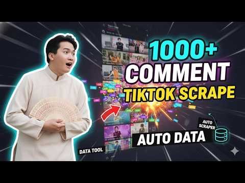 How to Scrape TikTok Videos Comment FAST Using TikTok Scraper
