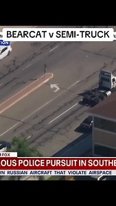 WATCH police chase between SWAT Bearcat vehicle and semi truck tractor trailer in the Los Angeles area | LiveNOW from FOX