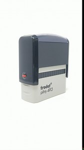 Air Mail/Par Avion Stock Stamp - Grey 4913 Self Inking Stamp - Style 104 (Red Ink, Stamp Alone)