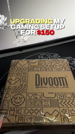 Looks super nice 👍 #Divoom #gamingsetup #pcsetup #gamingsetuptour #techunboxing #techtok #tech #cooltech #techtips #desksetup #custompc #videogames #gaming #gamersoftiktok