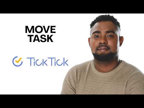 How to Move a Task to a Different List (TickTick Tutorial for Beginners)