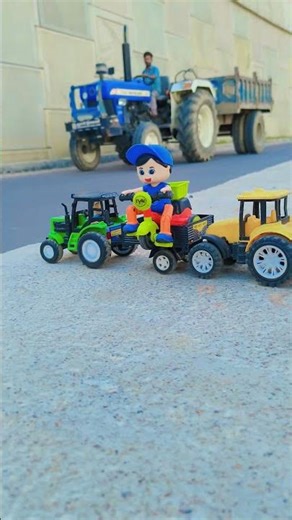 Unbox a Rc Tractor John deere & Test ✓ #rc​ #tractor​ #johndeere​ #unboxing​ #trendingshorts​
