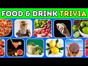 Food and Drink Trivia Quiz 🍔🍒🍰