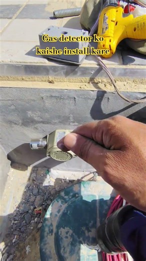 Gas detector ko kaishe install kare/ how will install detector in the tank #gassuppression #gassafet