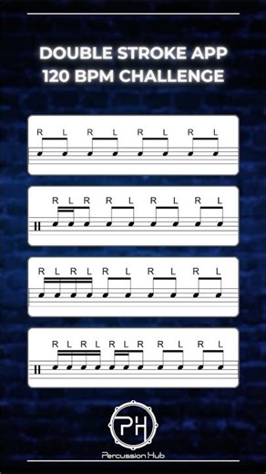 Double Stroke Roll Challenge: Use Your Rudiments at 120 BPM
