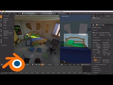 Mes premiers pas sur Blender 3D