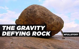 1.2M views · 1.3K reactions | The gravity-defying rock, that 7 elephants have tried to move & failed. Watch the video & see the mystery behind this rock. #OMGIndia #FullStory | HISTORY | Facebook