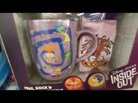 INSIDE OUT MOVIE GIFT IDEAS - DISNEY PIXAR INSIDE OUT MUG SOCKS & KEY CHAIN GIFT SET