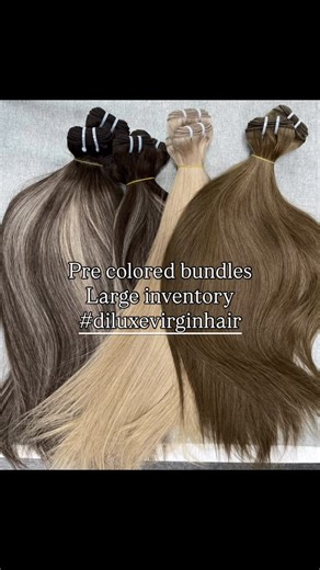 𝗣𝗿𝗲 𝗯𝗹𝗲𝗮𝗰𝗵𝗲𝗱 𝗸𝗻𝗼𝘁𝘀 𝗚𝗹𝘂𝗲𝗹𝗲𝘀𝘀 𝗪𝗶𝗴 on Instagram: "Pre colored bundles are in stock ♠️ Raw and Virgin are available 🤩 Balayage bundles #balayage #balayageombré What quality hair do you wanna you invest ? What quality hair will let business last lasting ? #chicagohairstylist #hairbusiness #diluxehairplug rawhairplug rawstraight This is our affordable Vietnamese raw straight bundles. They can be bleached into 613 even 60 easily and well. More wholesale price offered. qualit