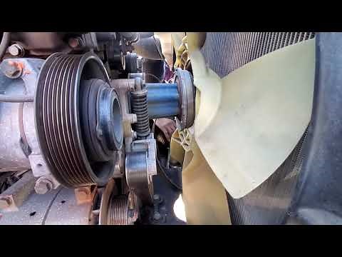 How to change engine Belts on trucks Quickly EASY FIX save road service (freightliner cascadia)