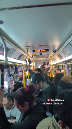 Packed on Bus 5 Robson, Vancouver 🇨🇦 The Robson 5 bus route in Vancouver is a popular choice for getting around downtown. 🚌 It runs along Robson Street, one of the city's main shopping and entertainment hubs. 🛍️ #bus #buses #busride #publictransit #publictransport #publictransportation #commute #commuterlife #vancouver #vancouverbc #vancouvertiktok #bc #britishcolumbia #canada #canada_life🇨🇦 #canada🇨🇦 #canadatiktok #canadalife #explorecanada #explorevancouver