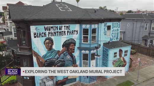 West Oakland mural celebrates Black Panther Party legacy in East Bay