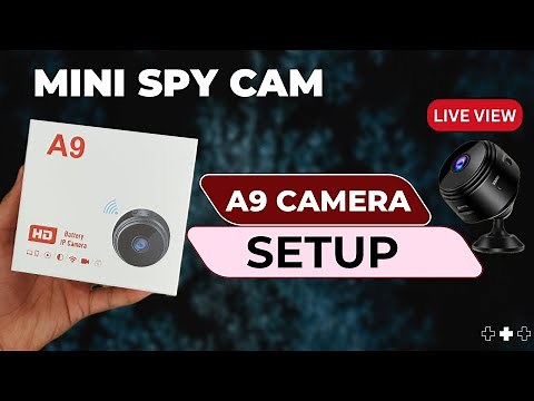 A9 Mini Spy Camera Unboxing & Setup- Best Hidden Camera 2025 #ipcamera #cctv