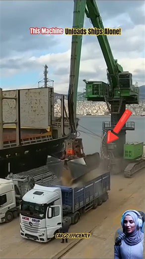 How Ships Unload Millions of Tons Without a Harbor Crane