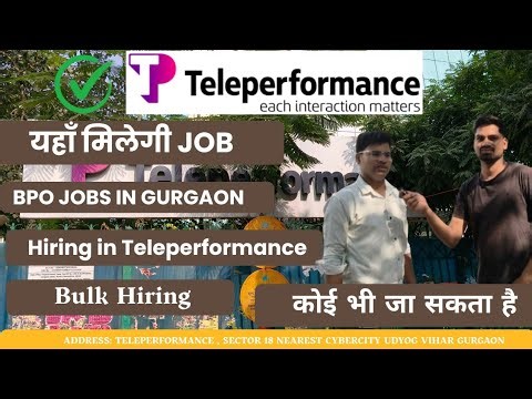 Gurugram Job 2025 🔥 Teleperformance Employee Real Interview | Gurgaon Jobs for Freshers