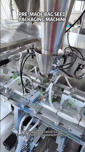 Pre-made Bag Seed Packaging Machine | Agricultural Product Packing System