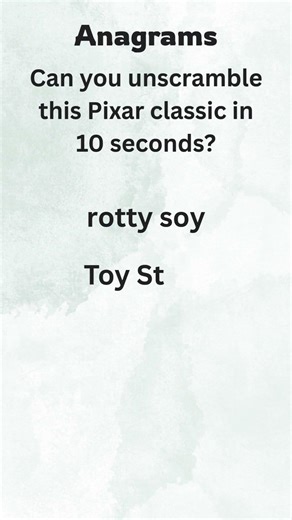 Anagrams